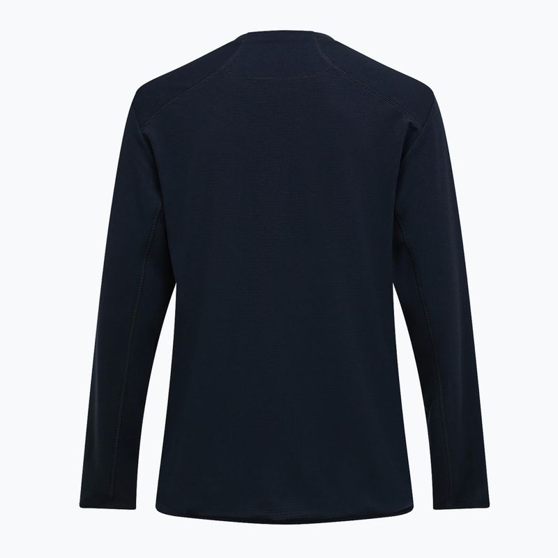 Felpa Peak Performance Freelight Polartec Grid da uomo, nero 5