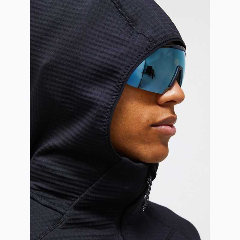 Pile uomo Peak Performance Trail Polartec Power Grid Half Zip Hood black 3