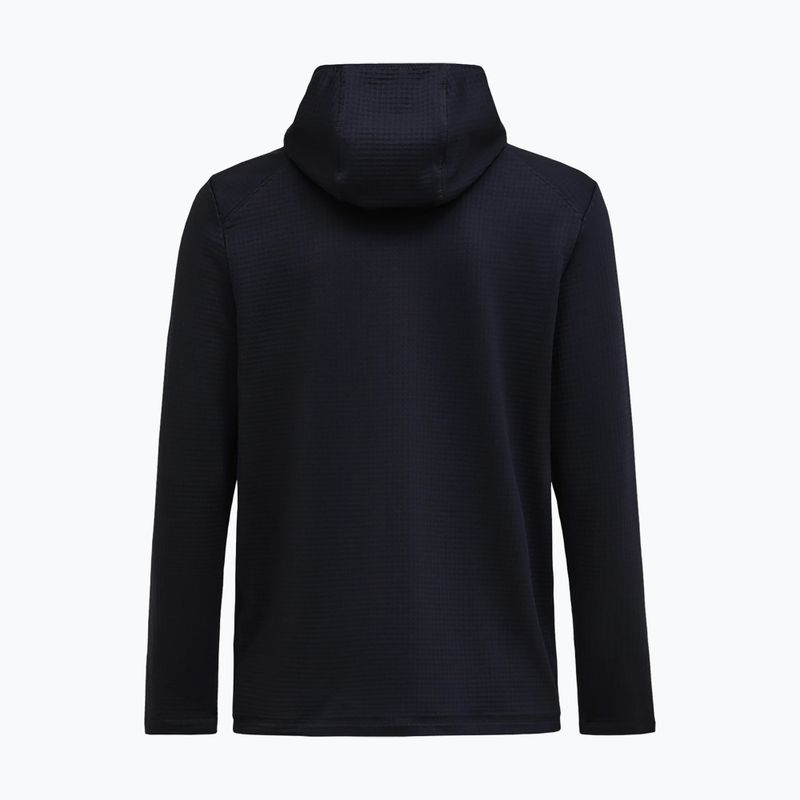 Pile uomo Peak Performance Trail Polartec Power Grid Half Zip Hood black 5