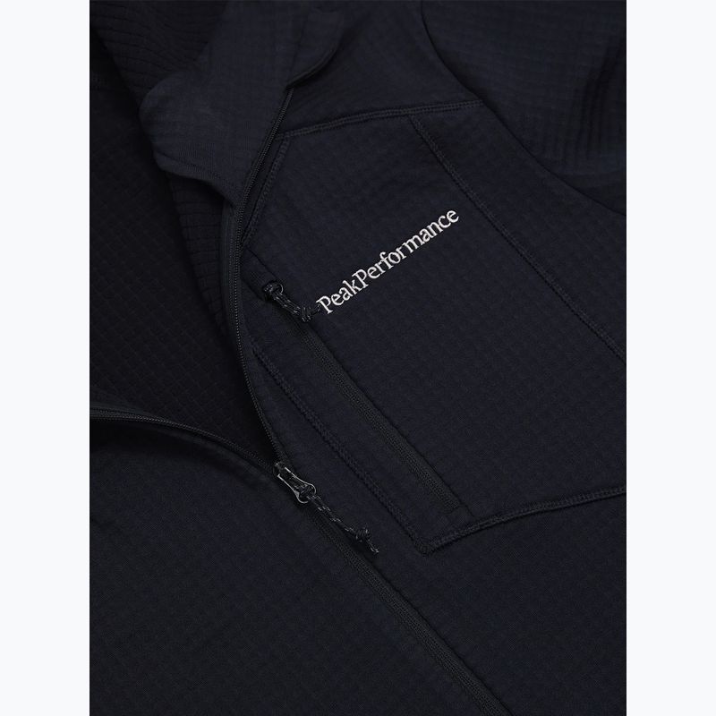 Pile uomo Peak Performance Trail Polartec Power Grid Half Zip Hood black 7