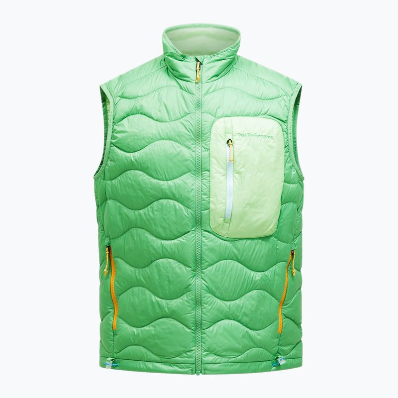 Peak Performance uomo, senza maniche, Helium Utility Down, menta piperita/verde vivo