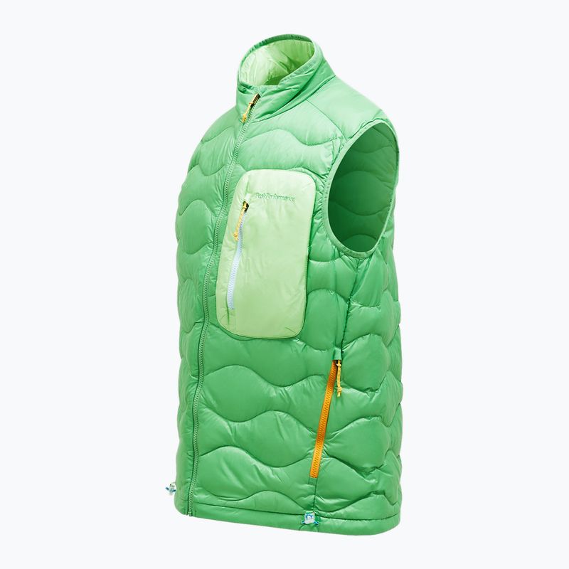 Peak Performance uomo, senza maniche, Helium Utility Down, menta piperita/verde vivo 3