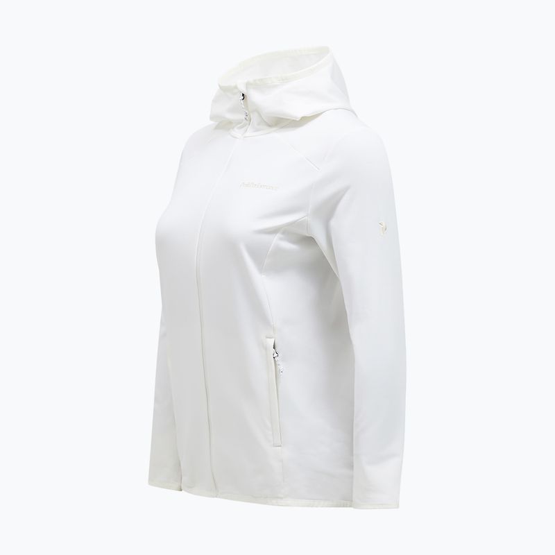 Felpa da trekking donna Peak Performance Light Zip Hood off white 5