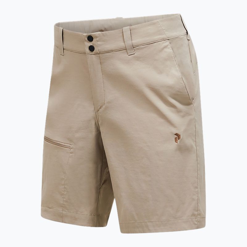 Pantaloncini da trekking Peak Performance da donna Iconiq avid/beige 3