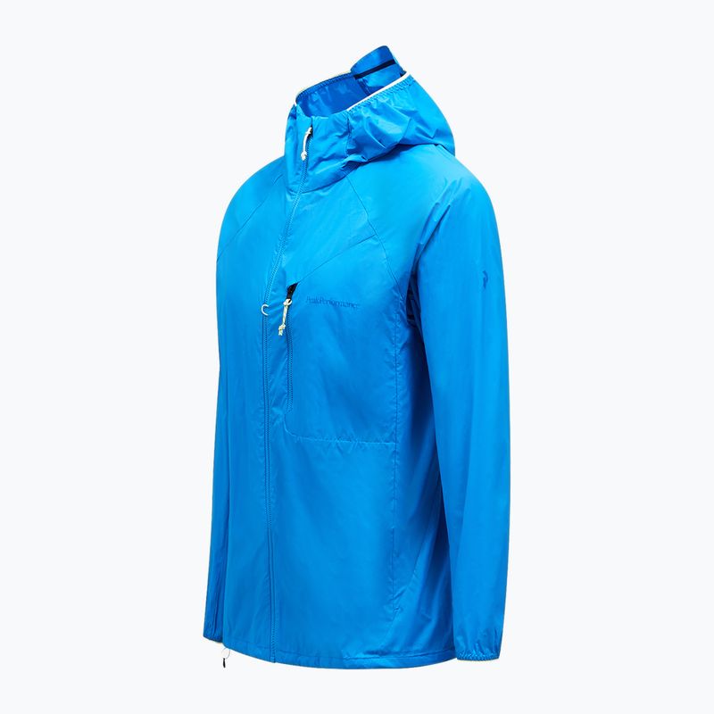 Giacca a vento Peak Performance Freelight da uomo blu brillante 3