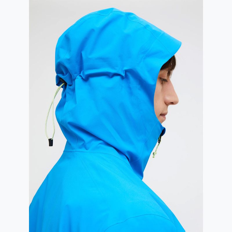 Giacca Peak Performance Trail Hipe Shell da uomo blu brillante/beige/soleggiato 3
