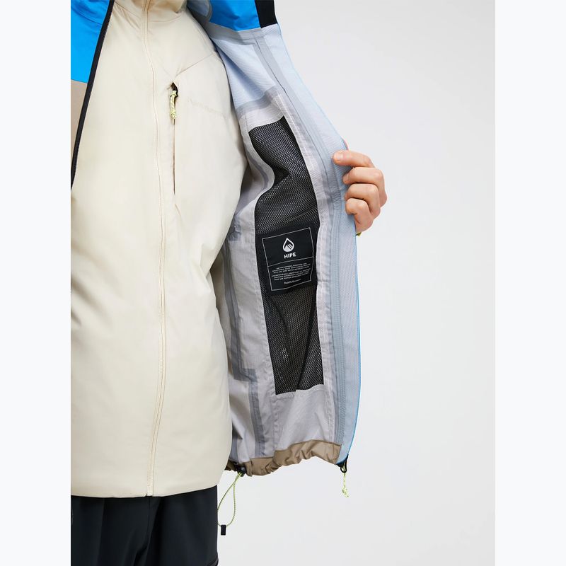 Giacca Peak Performance Trail Hipe Shell da uomo blu brillante/beige/soleggiato 4