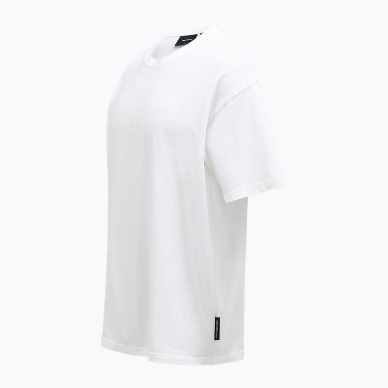Maglietta Peak Performance da uomo in cotone pesante bianco sporco 3
