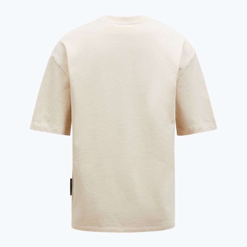 Maglietta Peak Performance da donna in cotone pesante avid beige 2