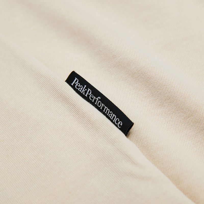 Maglietta Peak Performance da donna in cotone pesante avid beige 4