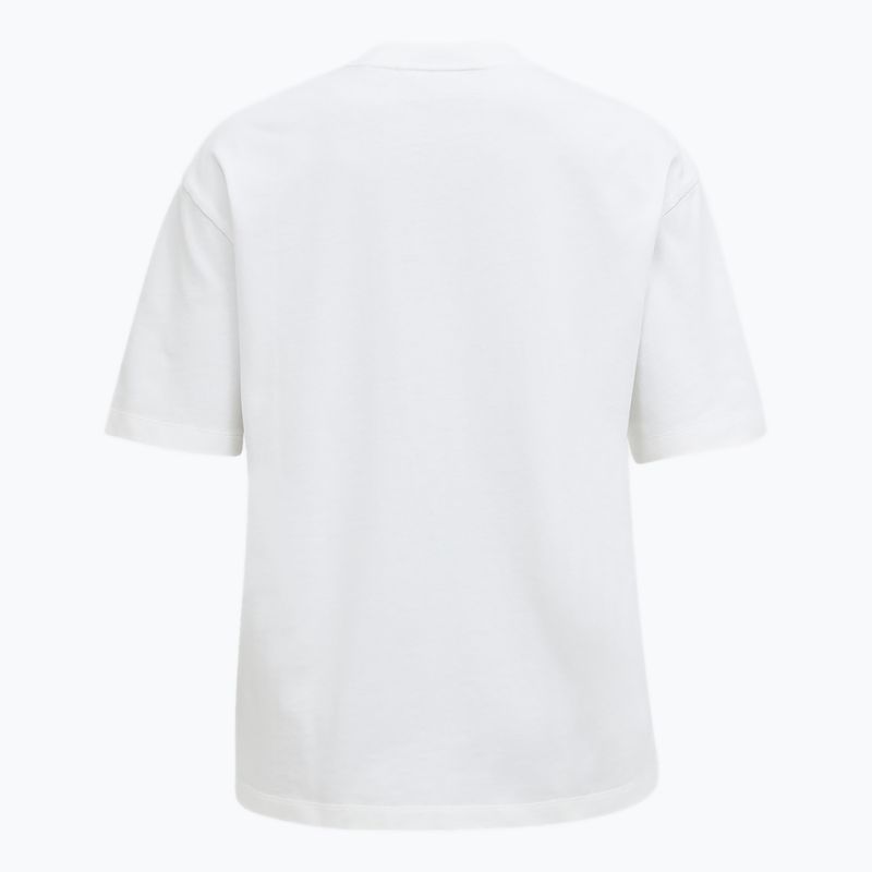 Maglietta Peak Performance da donna in cotone pesante bianco sporco 2