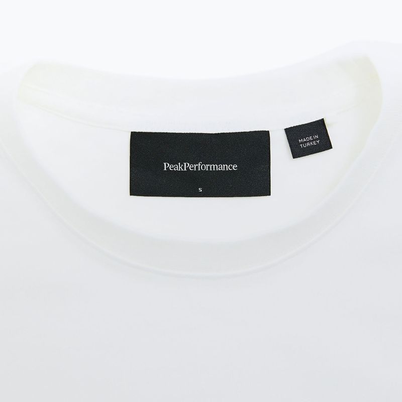 Maglietta Peak Performance da donna in cotone pesante bianco sporco 4