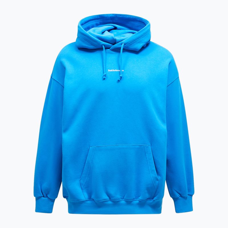 Felpa Peak Performance Original Terry da uomo blu brillante