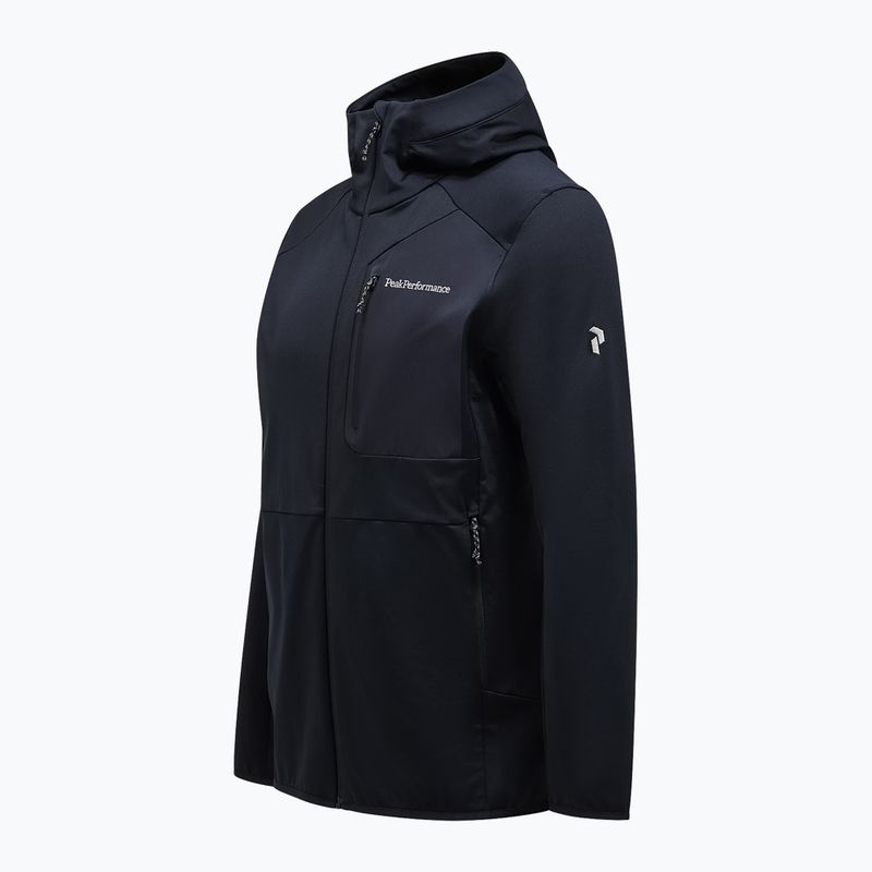 Felpa Peak Performance Utility Light Zip nero/nero 3