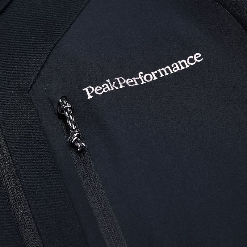 Felpa Peak Performance Utility Light Zip nero/nero 4