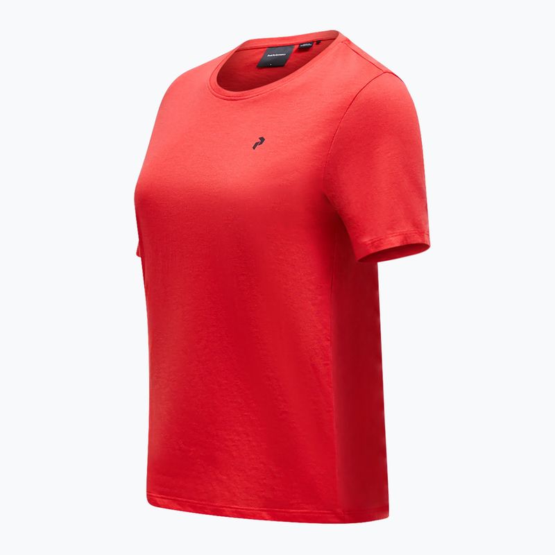 Maglietta Peak Performance Explore Graphic donna rosso brillante 5