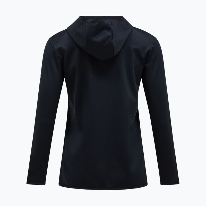 Felpa da trekking donna Peak Performance Light Zip Hood black 5