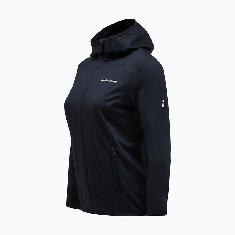 Felpa da trekking donna Peak Performance Light Zip Hood black 6