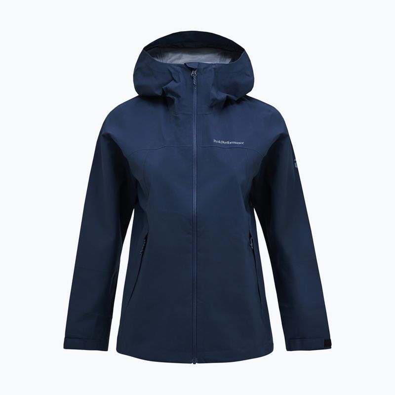 Giacca Peak Performance Trail Hipe Shell Donna blu shadow