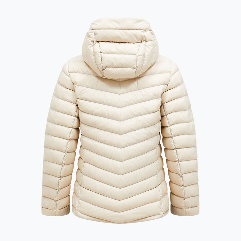 Piumino donna Peak Performance Frost Down Hood Jacket Sand Fog 2