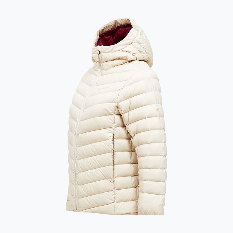 Piumino donna Peak Performance Frost Down Hood Jacket Sand Fog 3
