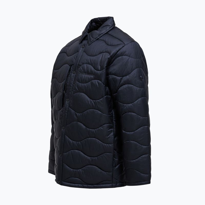 Piumino uomo Peak Performance Helium Synthetic Overshirt Black 3