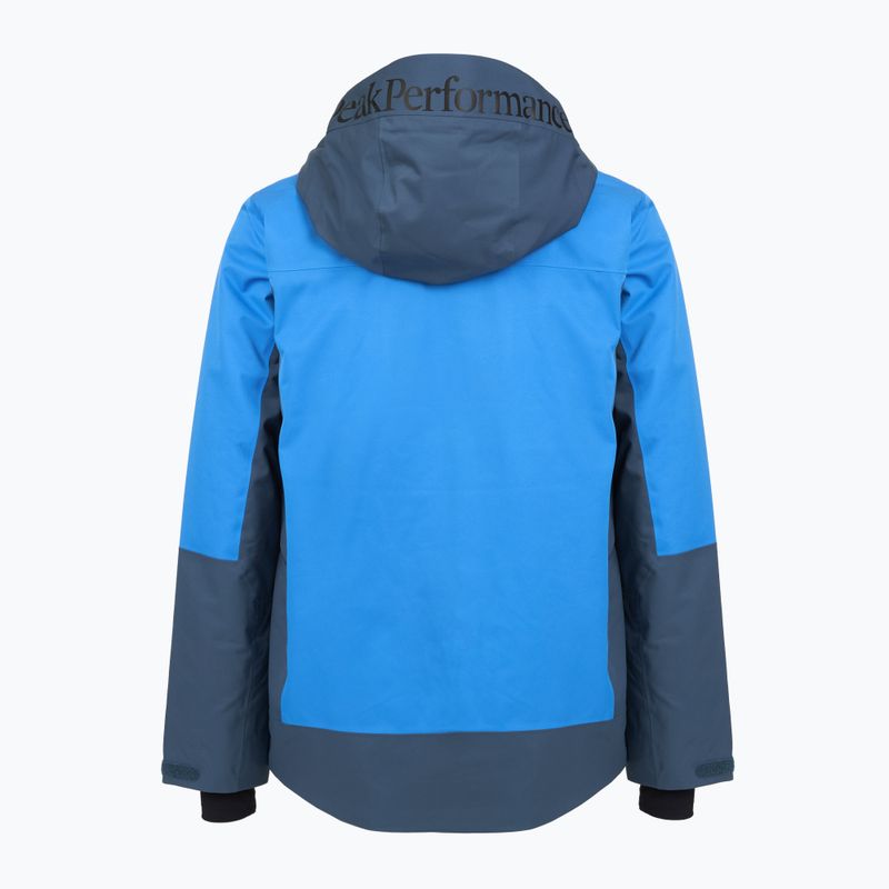 Giacca da sci uomo Peak Performance Rider Tech Insulated azure ascent/mountain lake 2