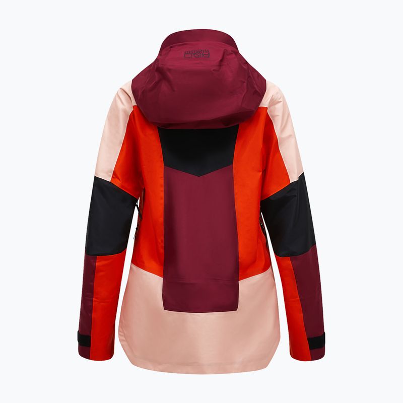 Giacca da sci da donna Peak Performance Vertical Gore-Tex Pro Jacket peach fuzz/vertical zenith 2