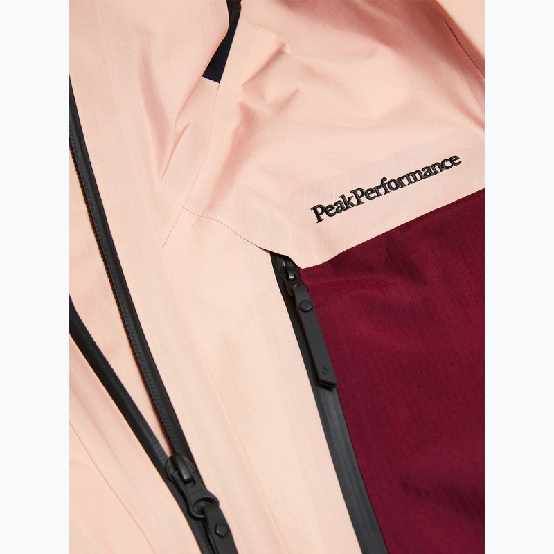 Giacca da sci da donna Peak Performance Vertical Gore-Tex Pro Jacket peach fuzz/vertical zenith 4