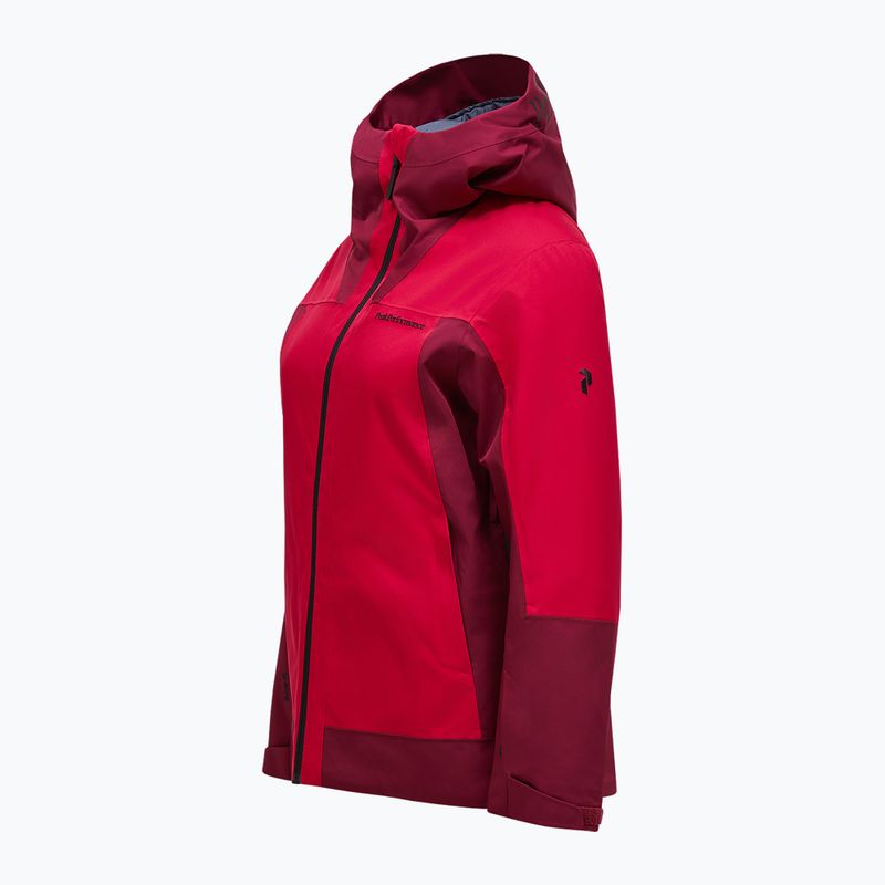 Giacca da sci donna Perak Performance Rider Tech Isolata vertical zenith/tech burgundy 3