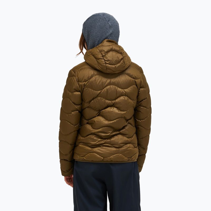 Piumino da donna Peak Performance Helium Down Hood meadow moss/sierra sand 3