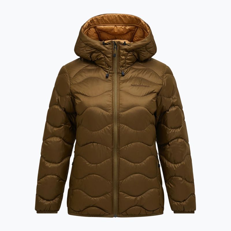 Piumino da donna Peak Performance Helium Down Hood meadow moss/sierra sand 6