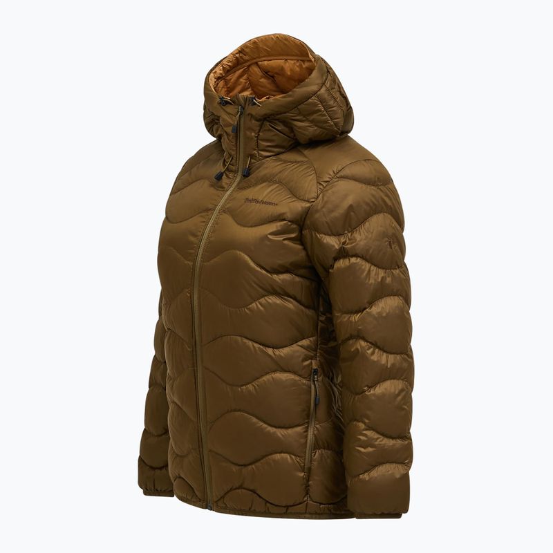 Piumino da donna Peak Performance Helium Down Hood meadow moss/sierra sand 8