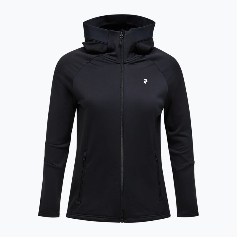 Felpa donna Peak Performance Rider Essentials Zip Hood black/black 6