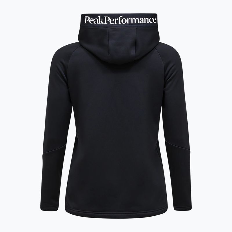 Felpa donna Peak Performance Rider Essentials Zip Hood black/black 7