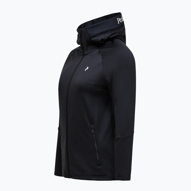 Felpa donna Peak Performance Rider Essentials Zip Hood black/black 8