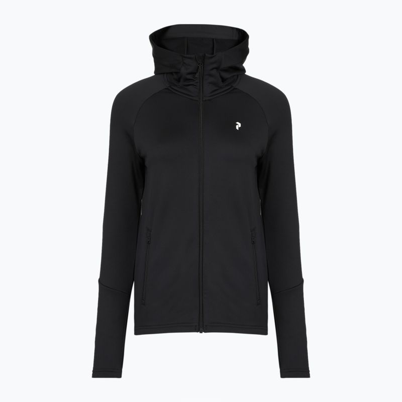 Felpa donna Peak Performance Rider Essentials Zip Hood black/black 6