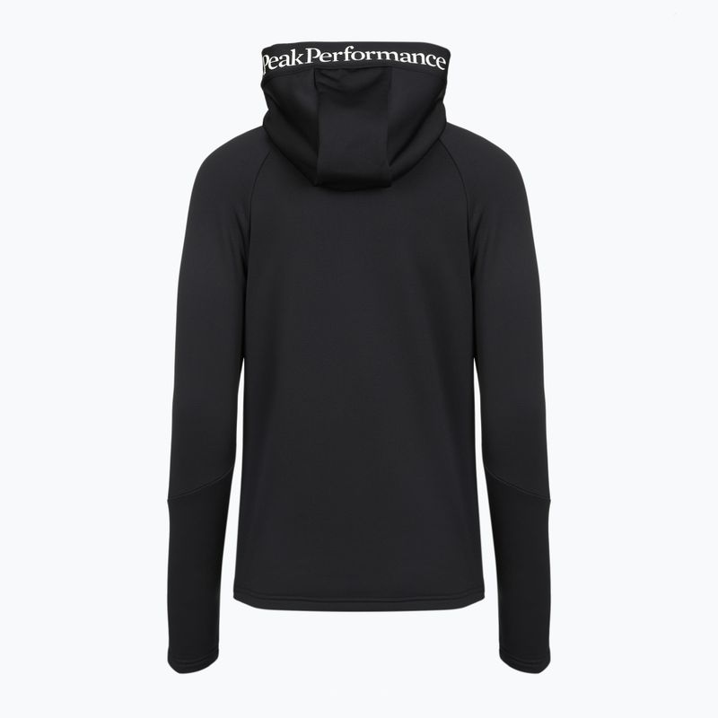 Felpa donna Peak Performance Rider Essentials Zip Hood black/black 7