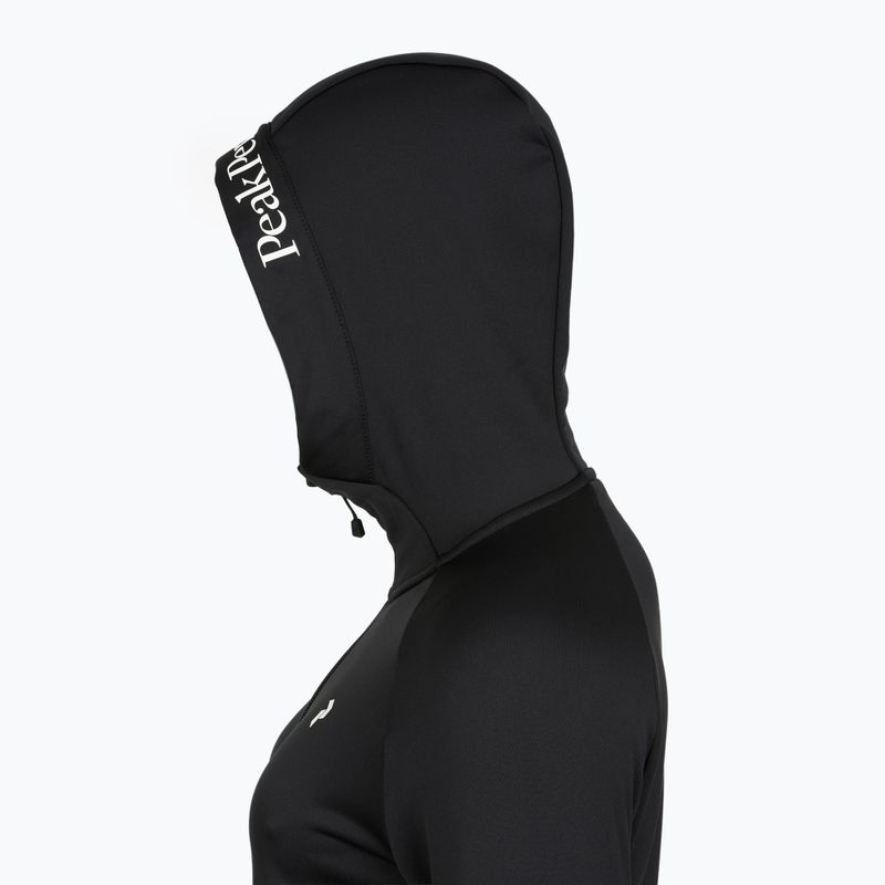 Felpa donna Peak Performance Rider Essentials Zip Hood black/black 10