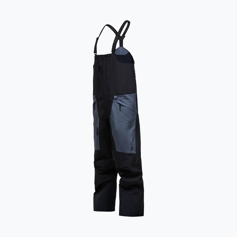 Pantaloni da sci uomo Peak Performance Vertical GTX Pro Bib black/mountain mist 7