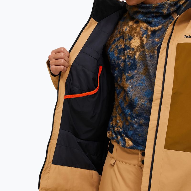 Giacca da sci uomo Peak Performance Edge Insulated sierra sand/earthy summit 6