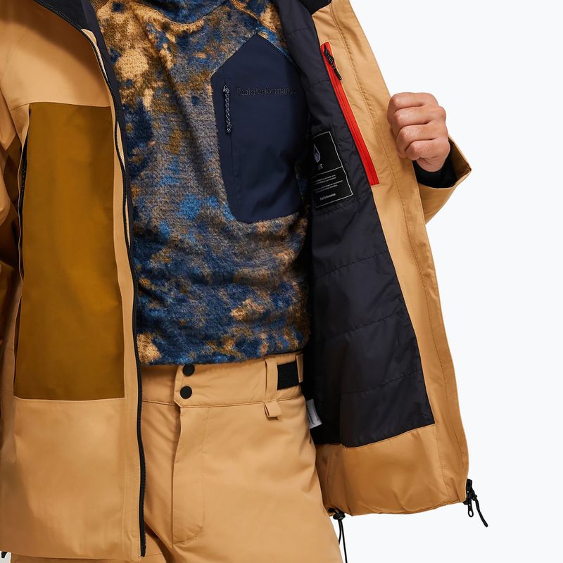 Giacca da sci uomo Peak Performance Edge Insulated sierra sand/earthy summit 7
