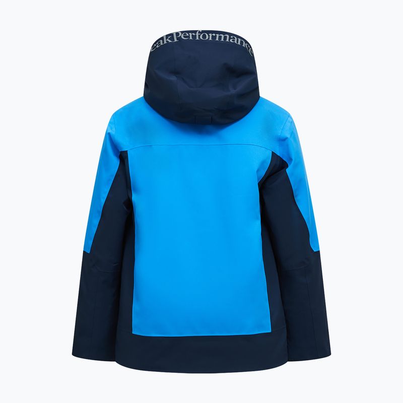 Giacca da sci bambino Peak Performance Rider Tech Insulated Jacket azure ascent/blue shadow 2