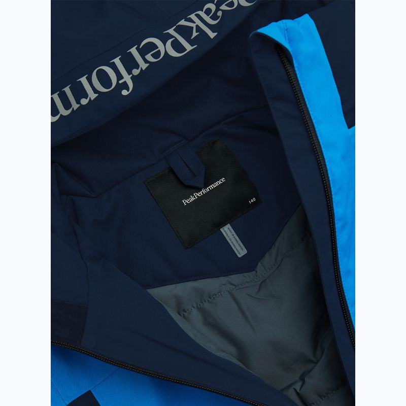 Giacca da sci bambino Peak Performance Rider Tech Insulated Jacket azure ascent/blue shadow 4