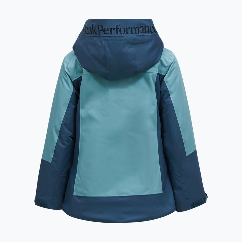 Giacca da sci da donna Peak Performance Rider Tech Insulated Jacket mountain lake/deluded vision 2