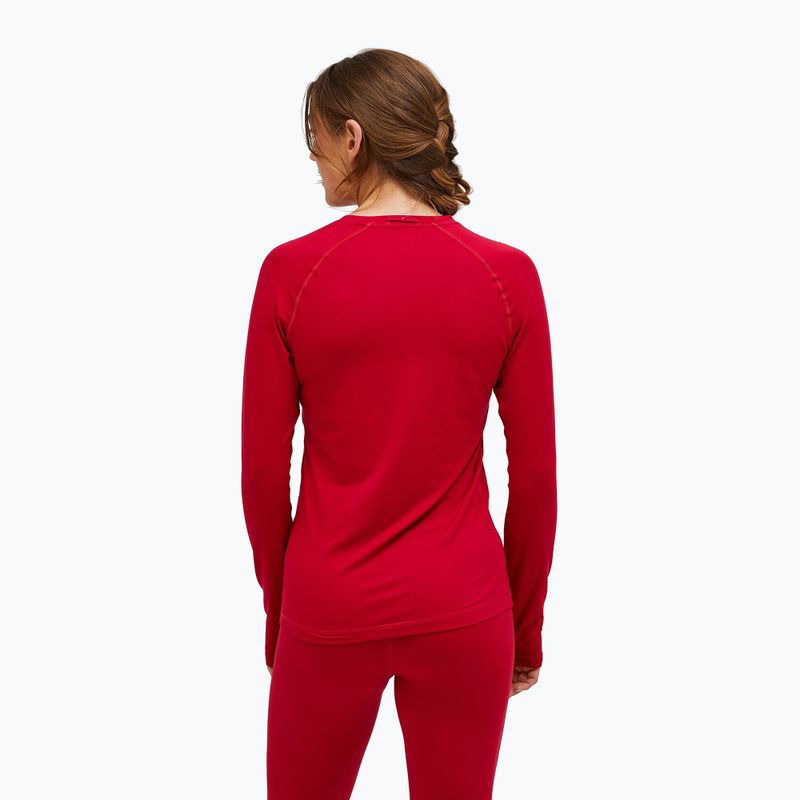 Maglia termica da donna Peak Performance Spirit Crew tech burgundy 2