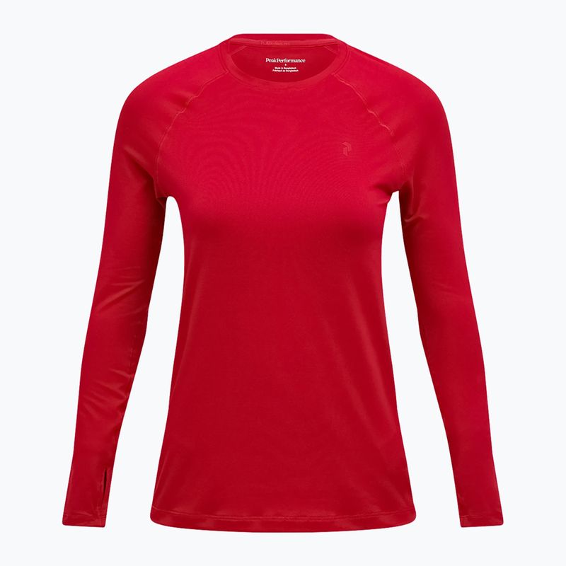 Maglia termica da donna Peak Performance Spirit Crew tech burgundy 3