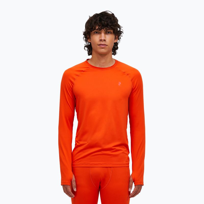 Maglia termica da uomo Peak Performance Spirit Crew solar burst
