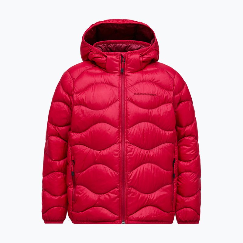 Piumino bambino Peak Performance Helium Down Hood Jacket Tech Burgundy/Vertical Zenith