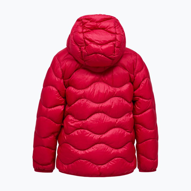 Piumino bambino Peak Performance Helium Down Hood Jacket Tech Burgundy/Vertical Zenith 2